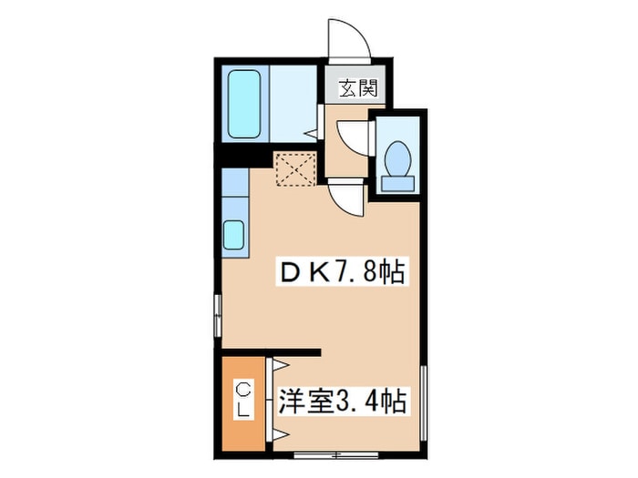 ロ－ヤルハイツ菊水の物件間取画像