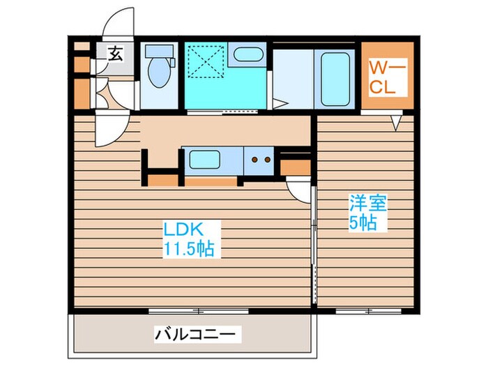 コスモス南郷丘の物件間取画像