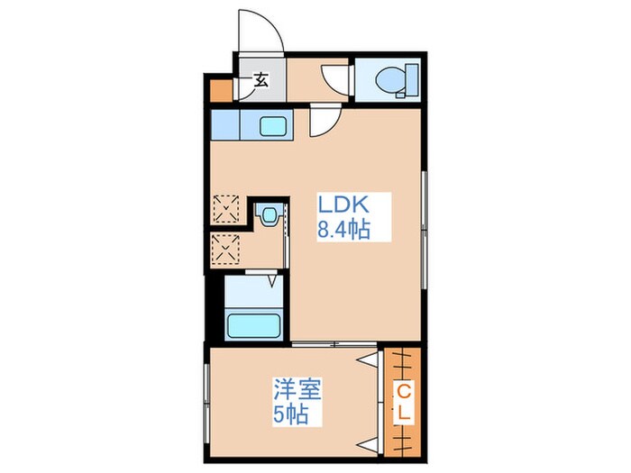 ヴレネージュ平岸WESTの物件間取画像