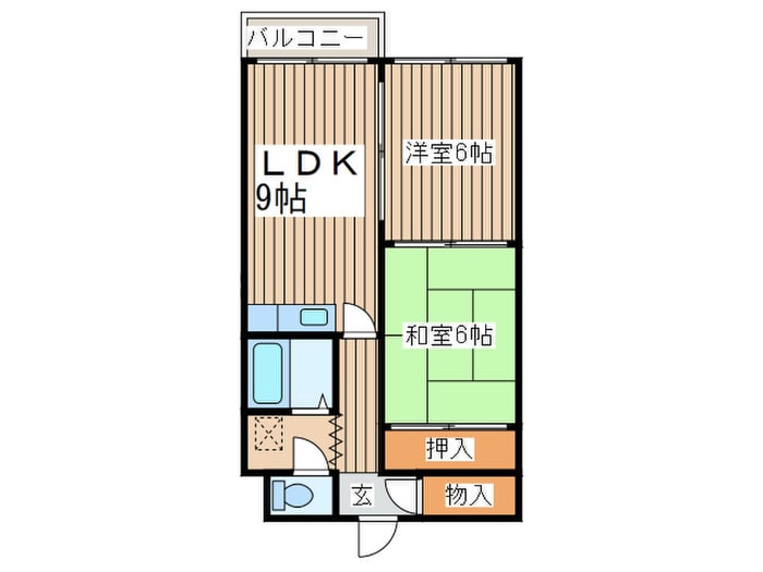 ルミノ－ソ２の物件間取画像