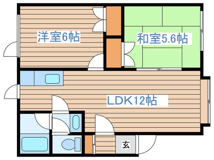 ノ－スエイトＫＹの物件間取画像