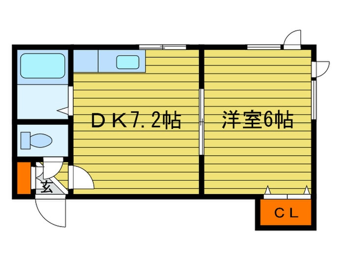 エミネンス北大西の物件間取画像