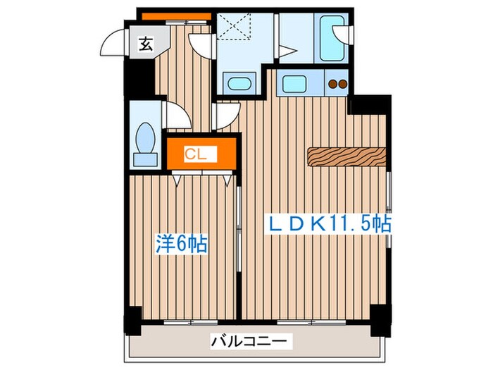PARKSIDE　KIBの物件間取画像