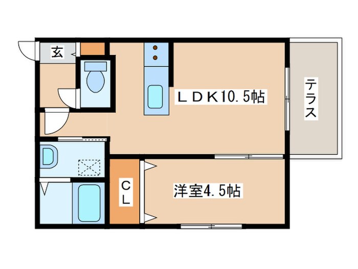 ルポール本通の物件間取画像