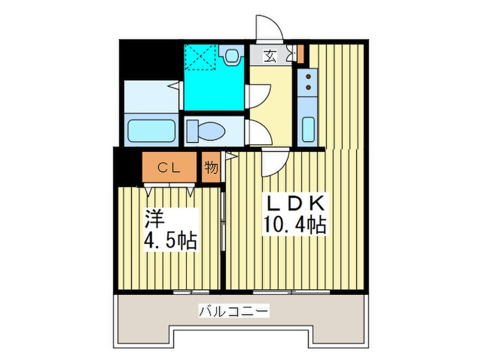 ＵＵＲコ－ト札幌北三条の物件間取画像