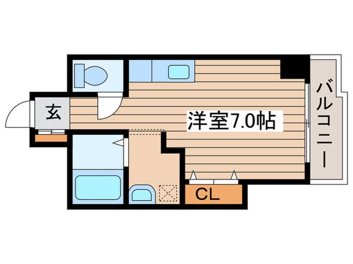 ヴィラＮ１９の物件間取画像