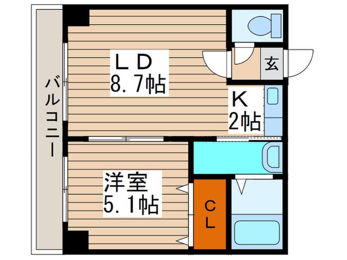 ｗｉｌｌ　Ｄｏ　北２４条の物件間取画像