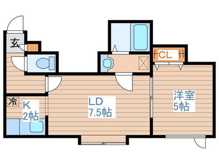 パラ・シェンプレＮ４５の物件間取画像