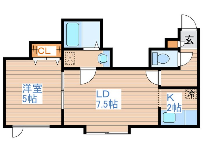 パラ・シェンプレＮ４５の物件間取画像