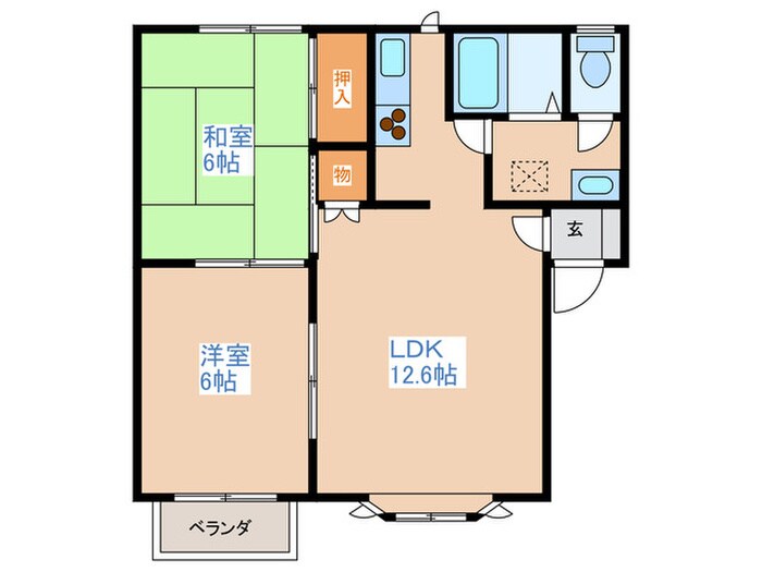 エスタシオ澄川の物件間取画像