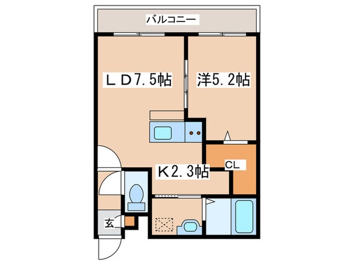 サンコ－ト円山ガ－デンヒルズの物件間取画像