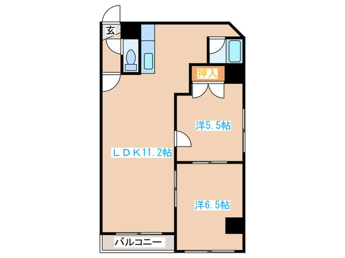 パークヒルズ菊水の物件間取画像