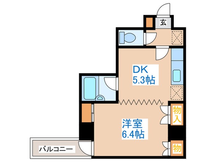 クィーンズ山の手の物件間取画像