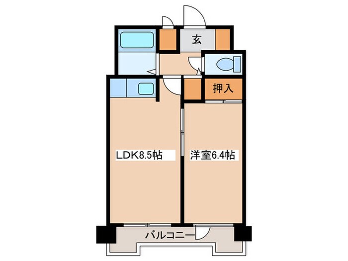 ＡＭＳ３５２ビルの物件間取画像