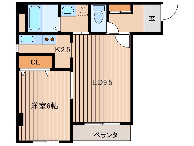 ノ－スフィ－ルド柊の物件間取画像