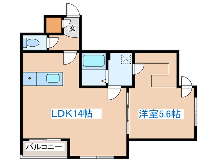 Rests　on　行啓通の物件間取画像