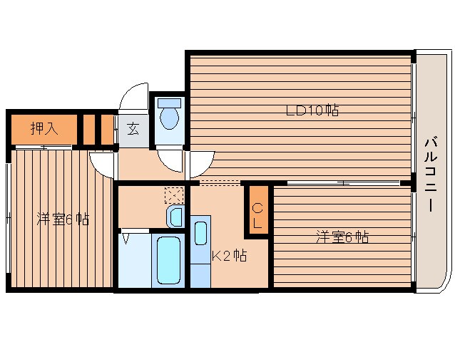マリノス２４の物件間取画像