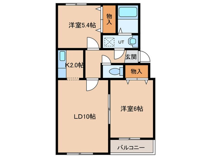 リブウェルＮ２４の物件間取画像
