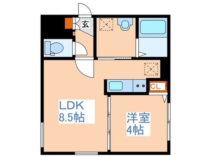 ラフィーネN23 WESTの物件間取画像