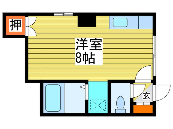 リブ１９７の物件間取画像