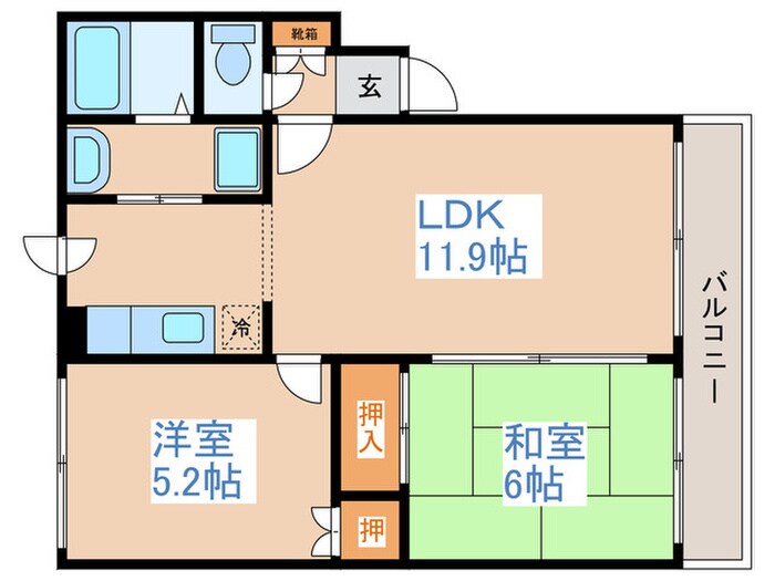ダンディライオンの物件間取画像