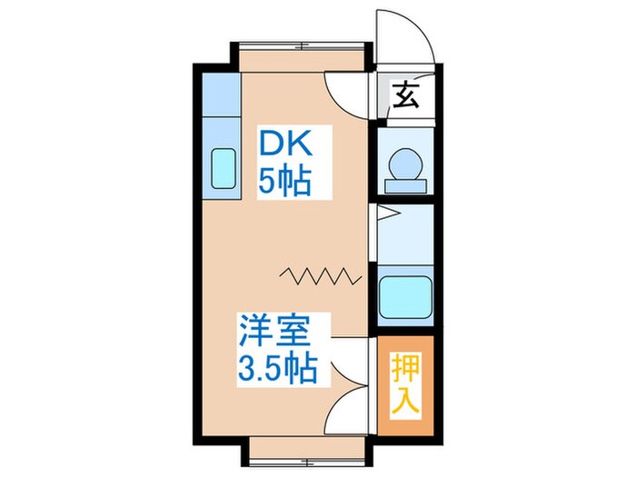 サテライト白石の物件間取画像