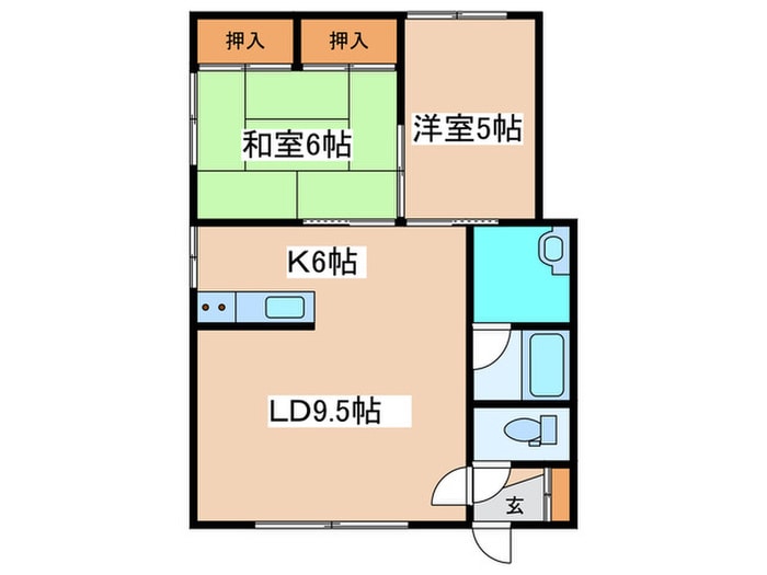 高田マンションの物件間取画像