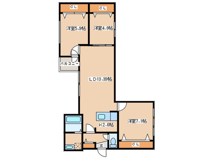 City　Premier　北6条の物件間取画像