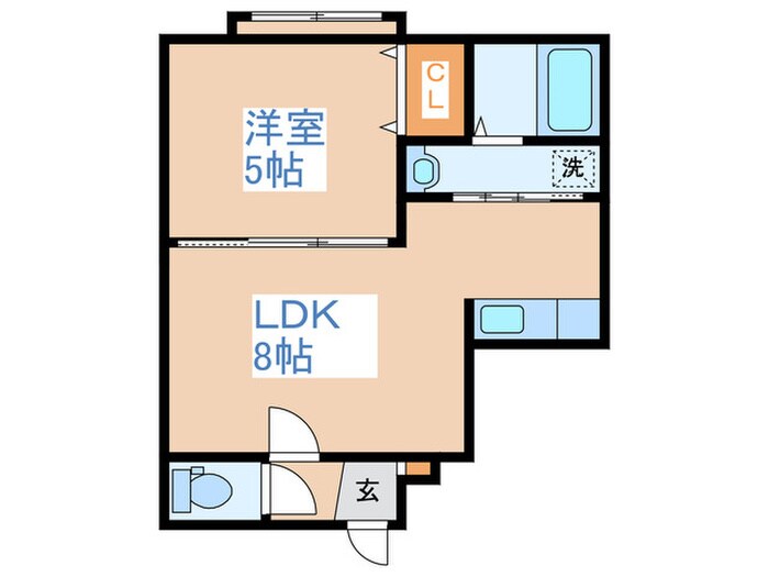 サン・タバサ月寒参番館の物件間取画像