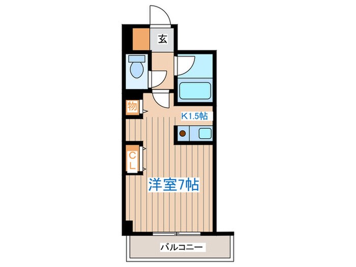 アブニ－ル桑園の物件間取画像
