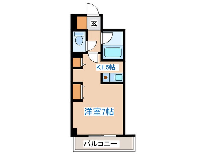 アブニ－ル桑園の物件間取画像