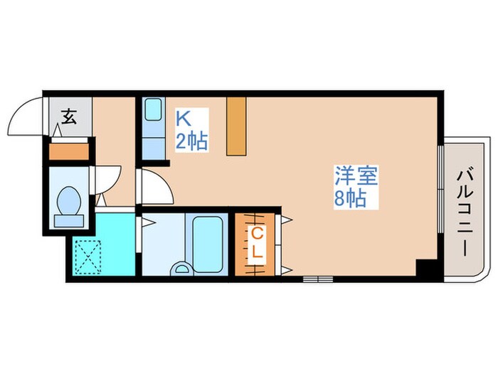 フェリス・カ－サＮ20の物件間取画像
