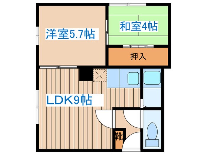 さかきマンション2の物件間取画像