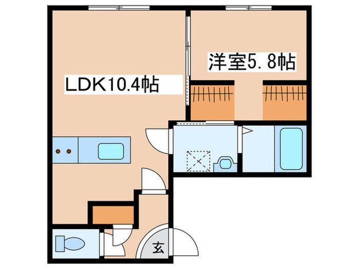 カレラ月寒　セカンドの物件間取画像