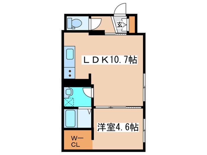 CLASSE月寒WESTの物件間取画像