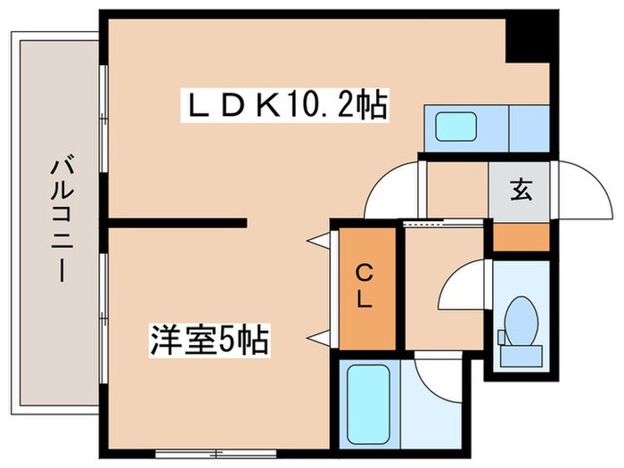 ＭＹプラザ円山公園の物件間取画像