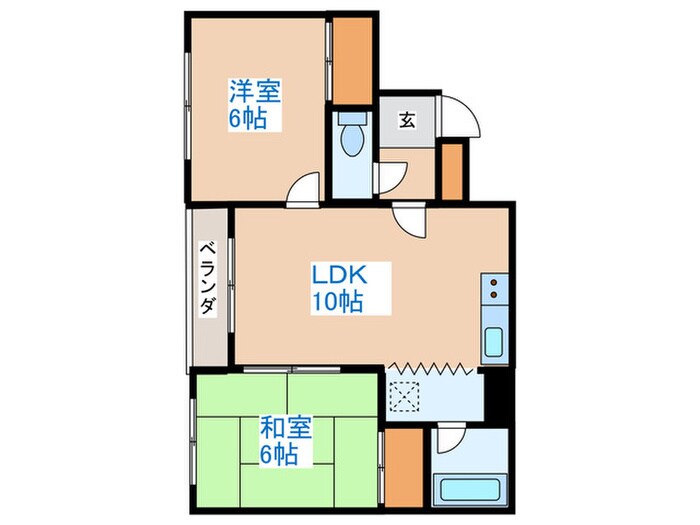 ラフィナート発寒の物件間取画像