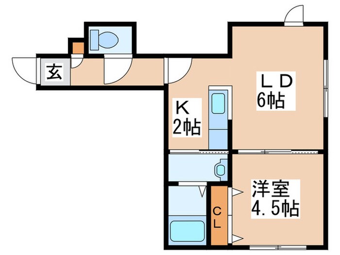 カリエンタ美園の物件間取画像
