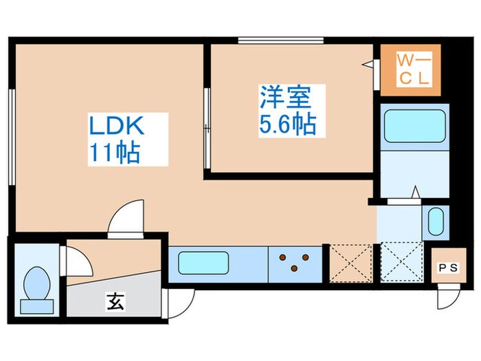 グランミレニアム中の島通りの物件間取画像