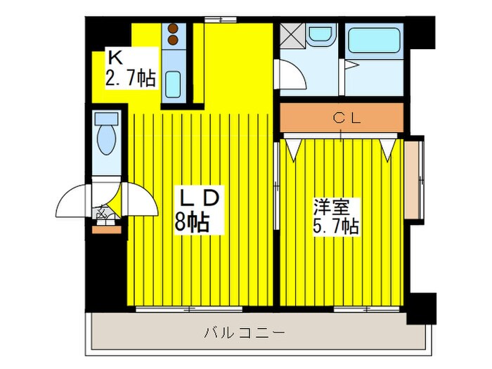 ヒルズパ－クサイド１１６の物件間取画像