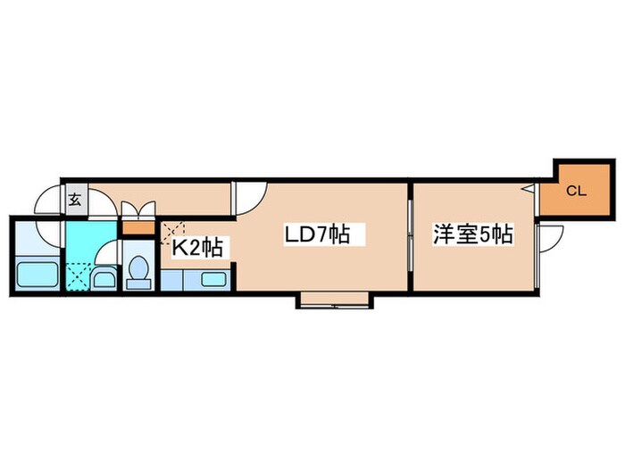フロル　ドゥ　コルザの物件間取画像