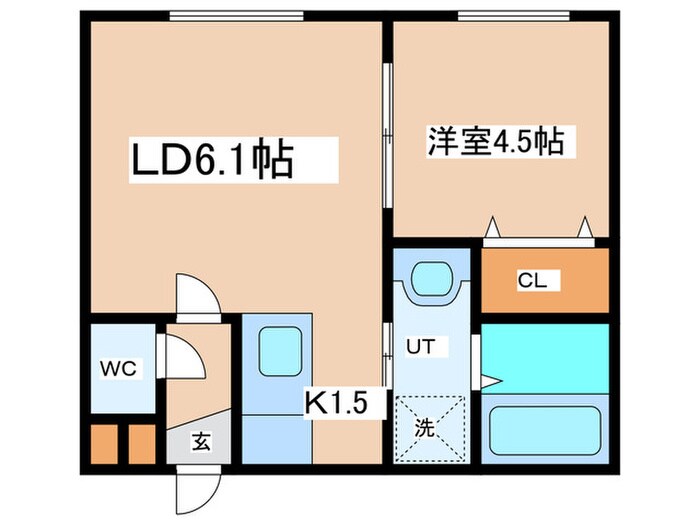 モンレーヴⅢの物件間取画像