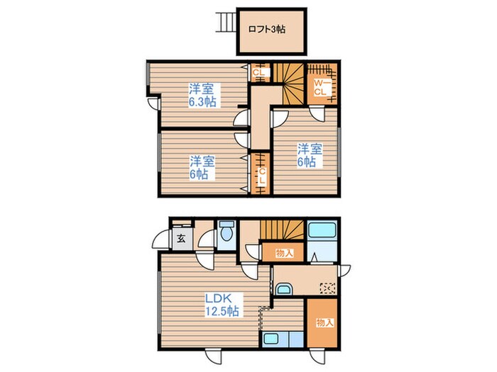 ジーリョBの物件間取画像