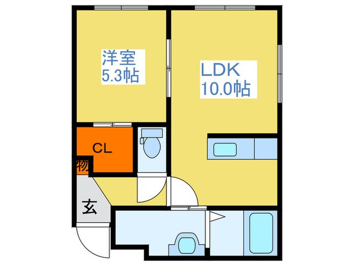 ル・コンフォールの物件間取画像