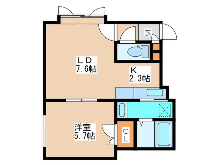 レティーロ山の手の物件間取画像