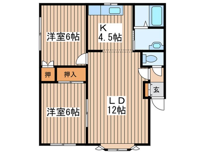 マンション和光の物件間取画像