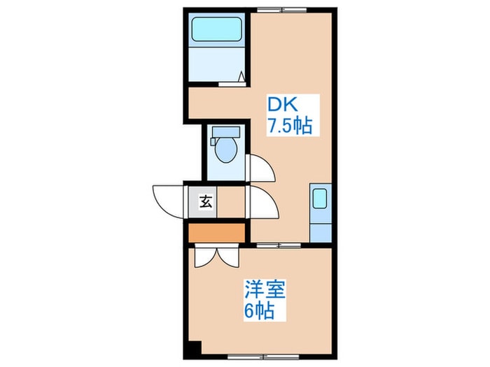 クイーンパークの物件間取画像