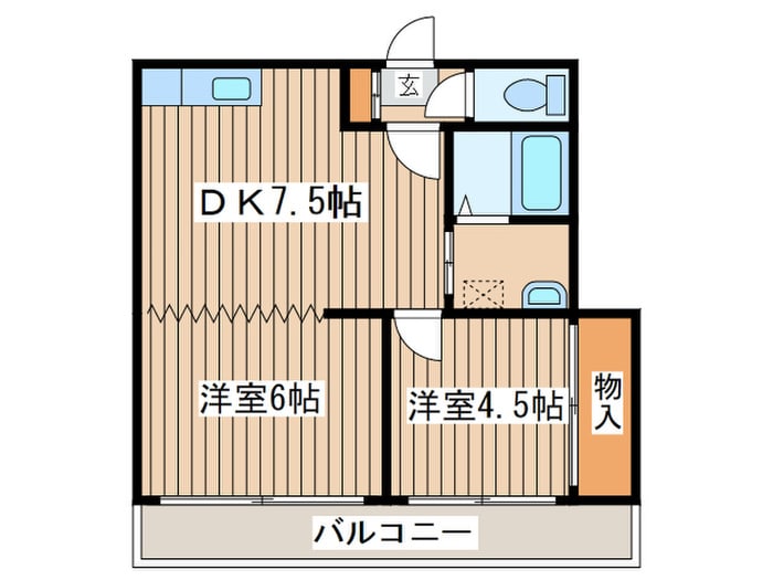 ＡＬＰＨＡ　ＣＯＳＭＯ２の物件間取画像