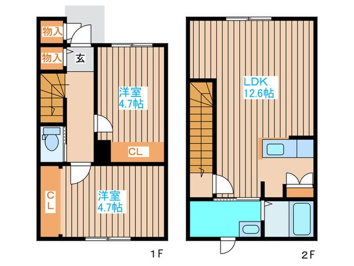 Ｐａｃｅ　Ｔｅｒｒａｚｚａの物件間取画像