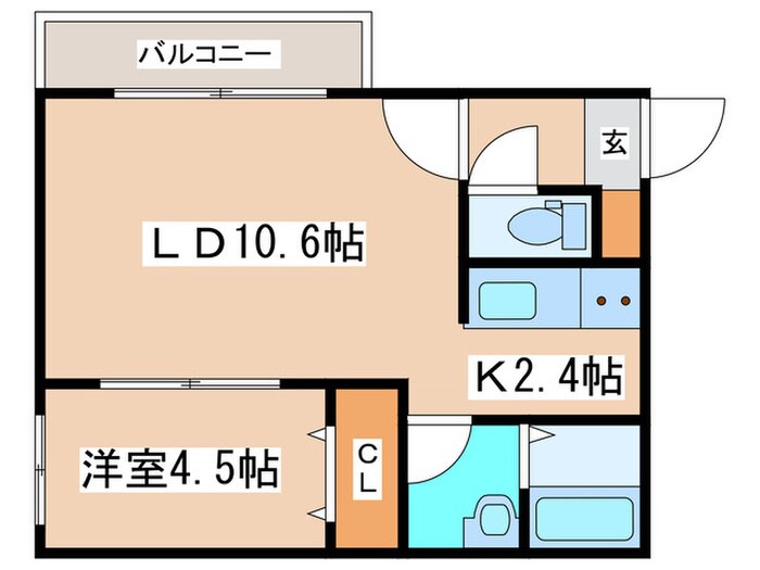 ラピスラズリの物件間取画像